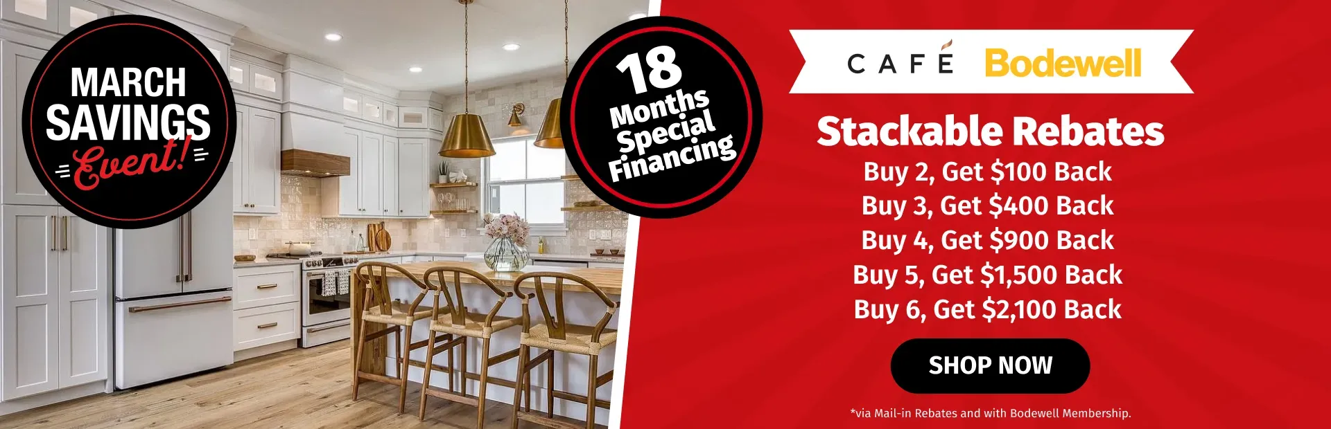 Cafe Bodewell March Savings